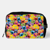 Sesamstraße-Zeichen gegenüber Muster Waschbeutel (Rückseite)