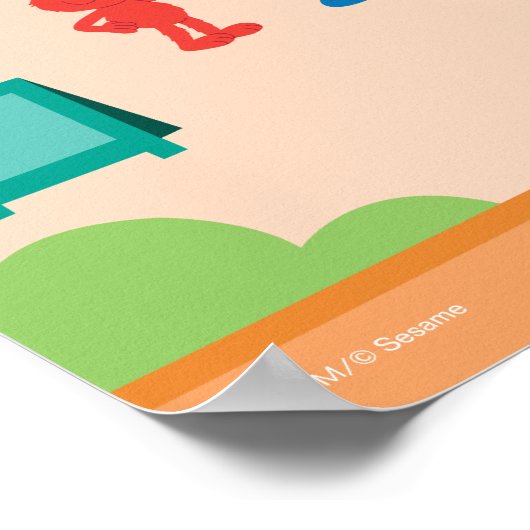 Sesamstraße | Zoomszene Poster (Ecke)