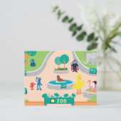 Sesamstraße | Zoomszene Postkarte (Stehend Vorderseite)