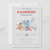 Sesamstraße | Zwei SeSummer Birthday Einladung (Vorderseite)