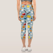 SesamStreet Niedlich Halloween Pattern Capri Leggings (Rückseite)