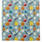 SesamStreet Niedlich Halloween Pattern Duschvorhang (Vorderseite)
