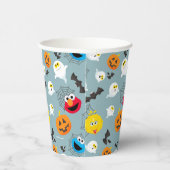 SesamStreet Niedlich Halloween Pattern Pappbecher (Rechts)