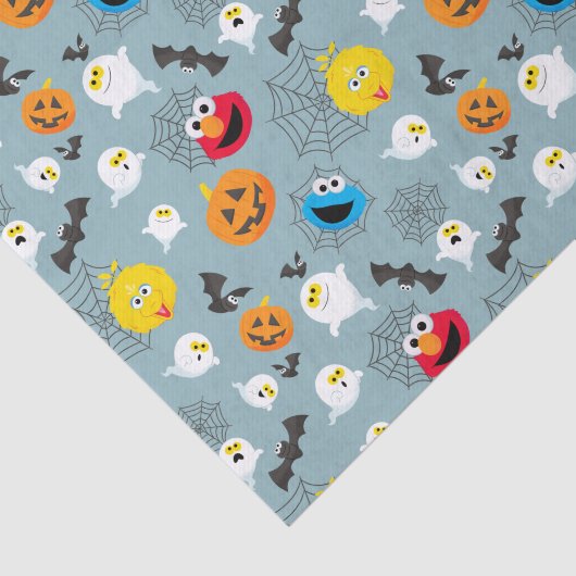 SesamStreet Niedlich Halloween Pattern Seidenpapier (Ausschnitt)