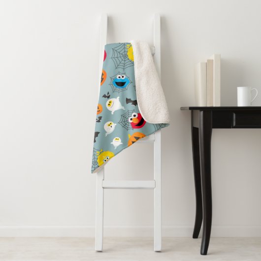 SesamStreet Niedlich Halloween Pattern Sherpadecke (Beispiel)