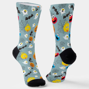 SesamStreet Niedlich Halloween Pattern Socken