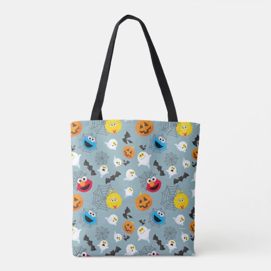 SesamStreet Niedlich Halloween Pattern Tasche (Rückseite)