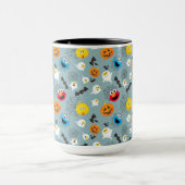 SesamStreet Niedlich Halloween Pattern Tasse (Zentrum)