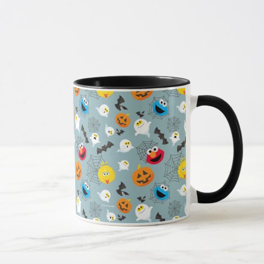 SesamStreet Niedlich Halloween Pattern Tasse (Rechts)