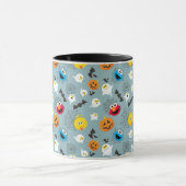 SesamStreet Niedlich Halloween Pattern Tasse (Zentrum)