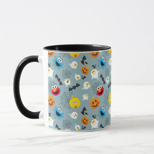SesamStreet Niedlich Halloween Pattern Tasse (Links)
