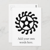 Sese Wo Soban | Symbol Lebensdauerveränderungen & Postkarte (Vorne/Hinten)