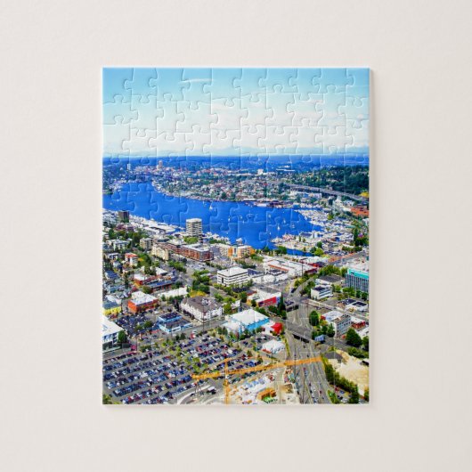 Sesegelnlandschaft Seattle im Stadtzentrum Puzzle (Vertikal)