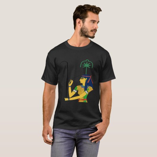 Seshat T Shirt Ägyptische Göttin Ancient Ägypten H (Vorne ganz)