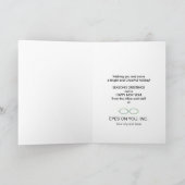 SESON'S GREETINGS (Christmas)Optometrisches Büro Feiertagskarte (Innenseite)