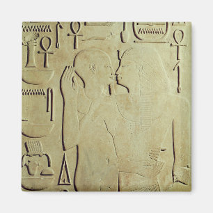 Sesostris I umfassend vom Gott Ptah Magnet
