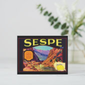 Sespe Lemons Postkarte (Stehend Vorderseite)