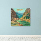 Sespe Orange LabelFillmore, CA Leinwanddruck (Insitu (Holzboden))