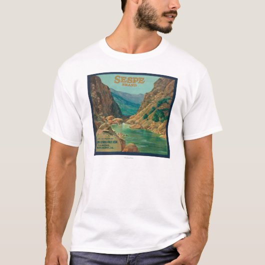 Sespe orange LabelFillmore, CA T-Shirt (Vorderseite)