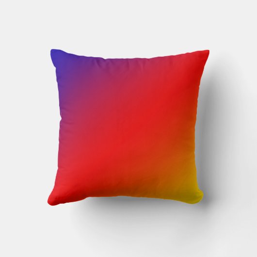 Sess This House Vivid Rainbow Square Kissen (Rückseite)