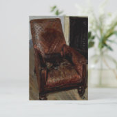 Sessel am Kamin (von Lucian Freud) Karte (Stehend Vorderseite)