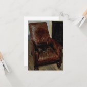 Sessel am Kamin (von Lucian Freud) Karte (Vorderseite/Rückseite Beispiel)