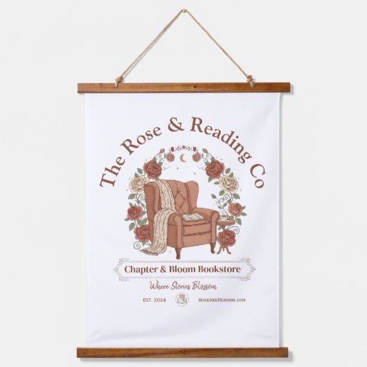 Sessel Blumen Teppich Wandbehang (Vorderseite)