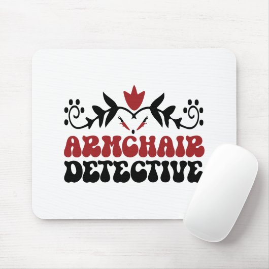 Sessel Detektiv Mousepad (Mit Mouse)