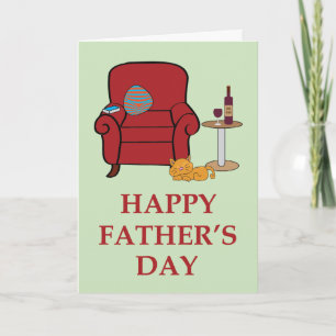 Sessel-Happy-Vatertagskarte Karte