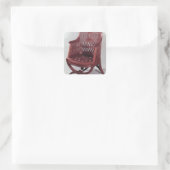 Sessel im Stil Louis XVI Quadratischer Aufkleber (Tasche)