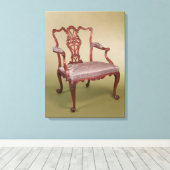 Sessel von Thomas Chippendale, c.1760 Leinwanddruck (Insitu (Holzboden))