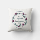 SESSENPRAYER ANTWORT GOD | Blumenstrauß Kissen (Rückseite)