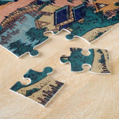 Sesshu Ajigawaguchi Tenposan von Katsushika Hokusa Puzzle (Seite)