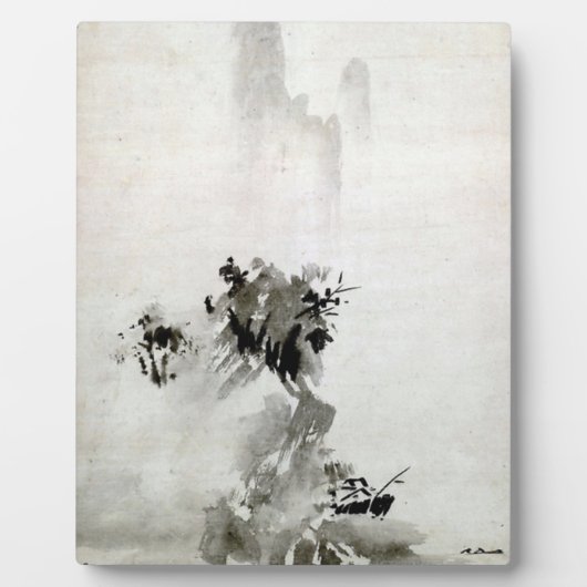 Sesshu Toyo Haboku - Landschaft Sansui Fotoplatte (Vorderseite)