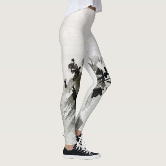 Sesshu Toyo Haboku - Landschaft Sansui Leggings (Rechts)