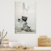 Sesshu Toyo Haboku - Landschaft Sansui Poster (Küche)