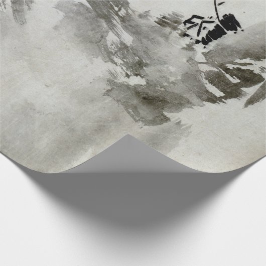 Sesshu Toyo Haboku-Sansui Landschaft Geschenkpapier (Ecke)