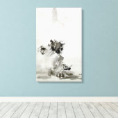 Sesshu Toyo Haboku-Sansui Landschaft Leinwanddruck (Insitu (Holzboden))