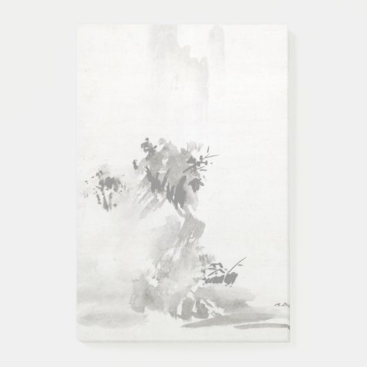 Sesshu Toyo Haboku-Sansui Landschaft Post-it Klebezettel (Vorderseite)