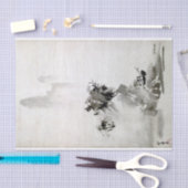 Sesshu Toyo Haboku-Sansui Landschaft Seidenpapier (Handwerk)