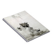 Sesshu Toyo Haboku-Sansui Landschaftsposter Notizblock (Rechte Seite)