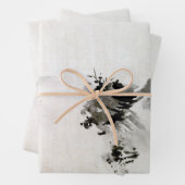 Sesshu Toyo Haboku-Sansui Landschaftsschutzpapier Geschenkpapier Set (Beispiel)