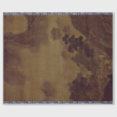 Sesshu Toyo Landschaft von vier Jahreszeiten - Geschenkpapier (Flach)