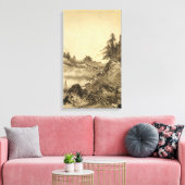 Sesshu Toyo Winter Landschaft. Leinwanddruck (Insitu (Wohnzimmer))