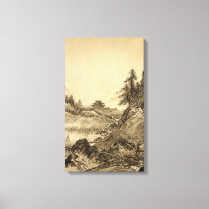 Sesshu Toyo Winter Landschaft. Leinwanddruck