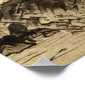 Sesshu Toyo Winter Landschaft. Poster (Ecke)