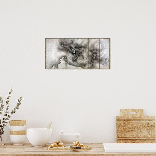 Sesson Shūkei Dragon und Tiger Poster (Küche)