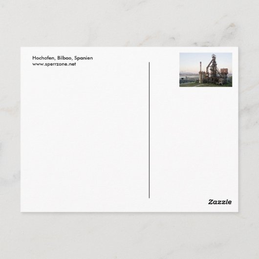 Sestao Postkarte (Rückseite)