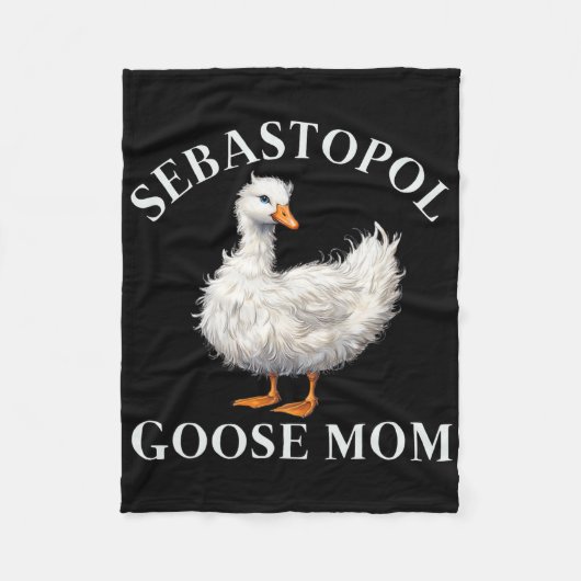 Sestopol Gänse-Mama Fleecedecke (Vorderseite)
