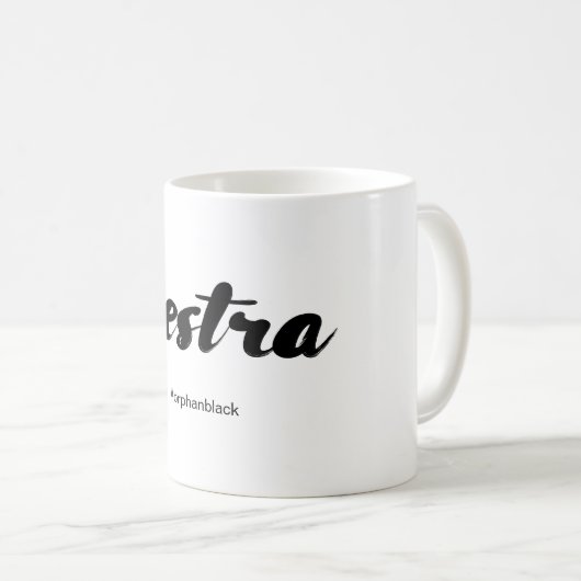 Sestra, #orphanblack kaffeetasse (VorderseiteRechts)